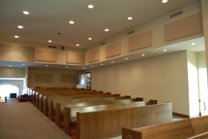Church with acoustic design